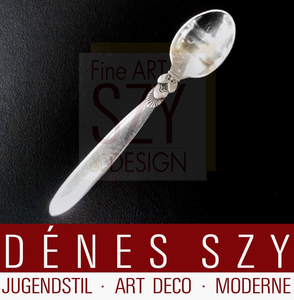 Georg Jensen Silber Kaktus 30 Salzloeffel groß
