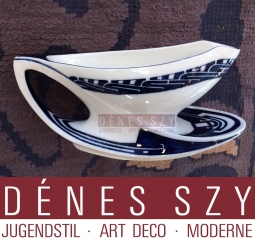 Henry van de Velde Meissen saucière en porcelaine, coup de fouet – Image 2