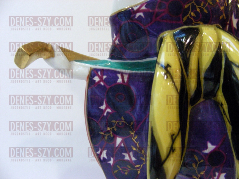 KPM Royal Berlin, Art Nouveau porcelain figure Japanese lady