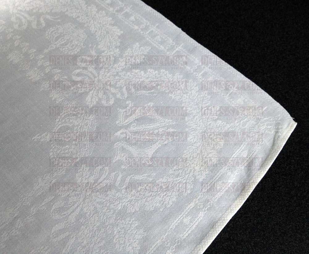 Serviettes en tissu impérial, serviettes de bouche de Guillaume II de Prusse