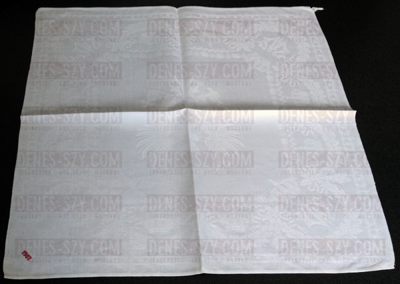 Serviettes en tissu impérial, serviettes de bouche de Guillaume II de Prusse