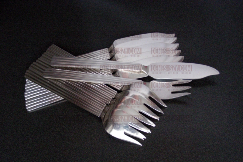 Georg Jensen SILBER BESTECK, BERNADOTTE, Fischgabel