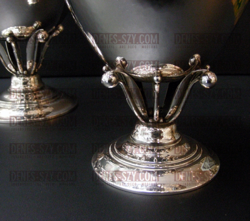 Georg Jensen grand bol avec pied 17 B en argent JR – Image 2