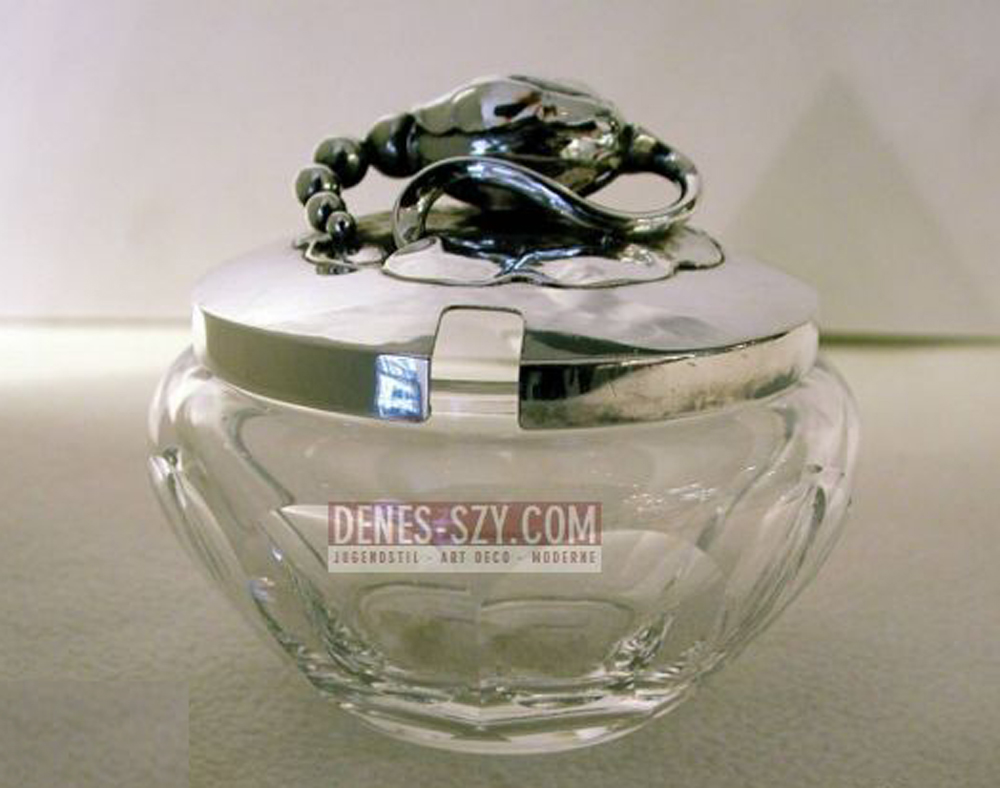 Georg Jensen argento 925 barattolo di marmellata 2C Blossom