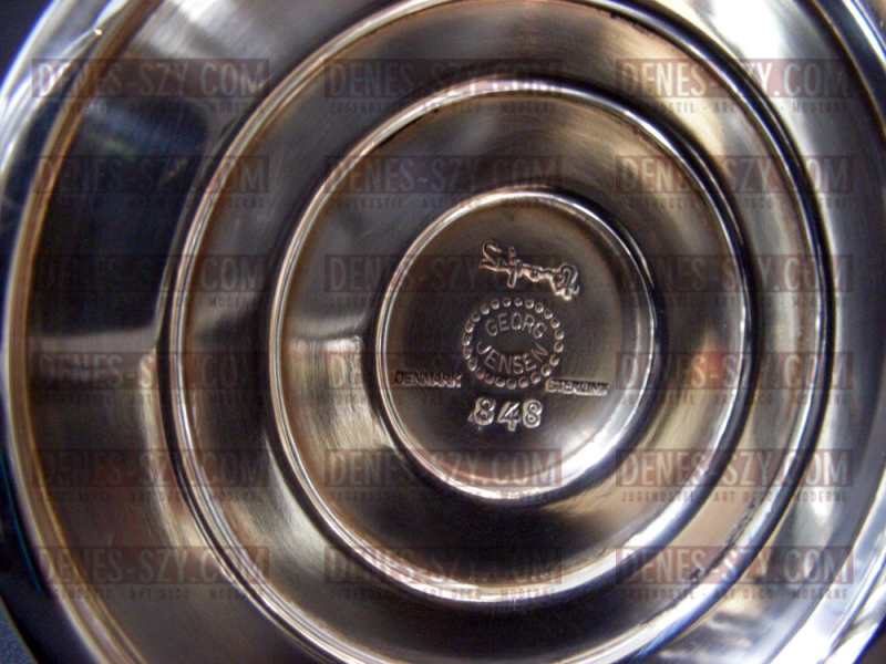 Sigvard BERNADOTTE Georg Jensen candeliere 848 argento 925