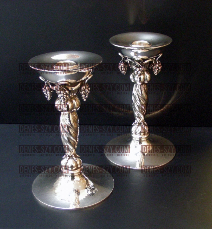 Georg Jensen Silber Trauben Leuchter # 263 B
