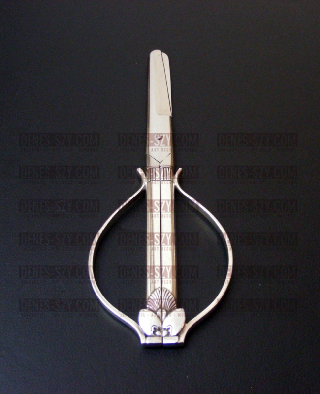Ciseaux à raisins, Modèle: KAKTUS, Conception: Gundorph Albertus 1930, Exécution: Georg Jensen orfèvres, Copenhague vers 1950, argent sterling