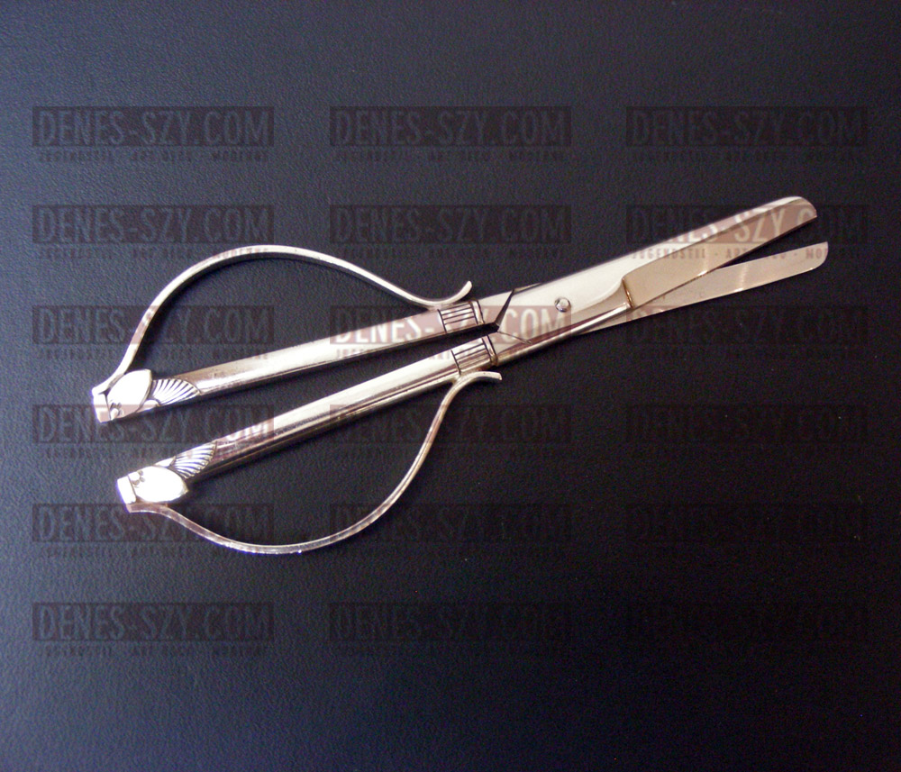 Ciseaux à raisins, Modèle: KAKTUS, Conception: Gundorph Albertus 1930, Exécution: Georg Jensen orfèvres, Copenhague vers 1950, argent sterling