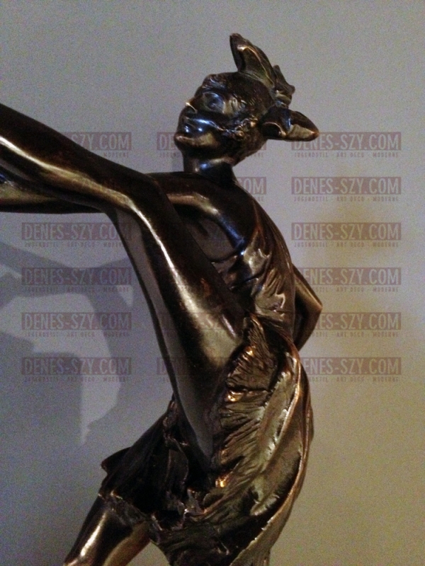 Art Deco Bronze, Tänzerin, Bruno Zach ca. 1925