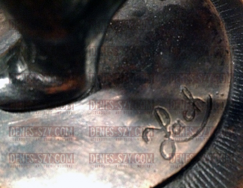 Art Deco Bronze, Tänzerin, Bruno Zach ca. 1925