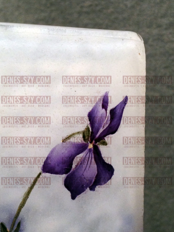 Daum Nancy vasetto quadro con ciclamini