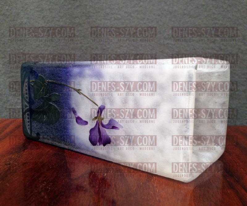 Daum Nancy vasetto quadro con ciclamini