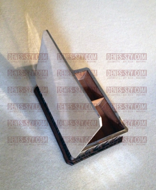 Wolfers Freres, Art Deco Silber Deckeldose, Brüssel ca. 1920