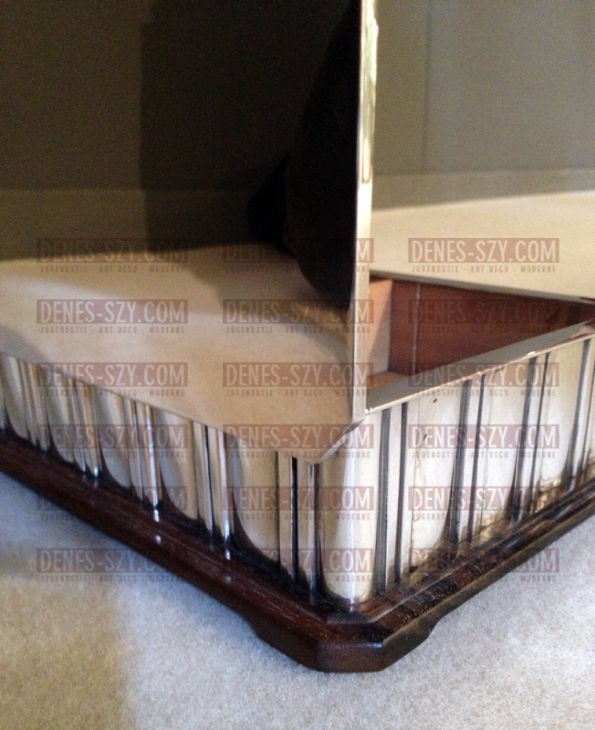 Wolfers Freres, Art Deco Silber Deckeldose, Brüssel ca. 1920