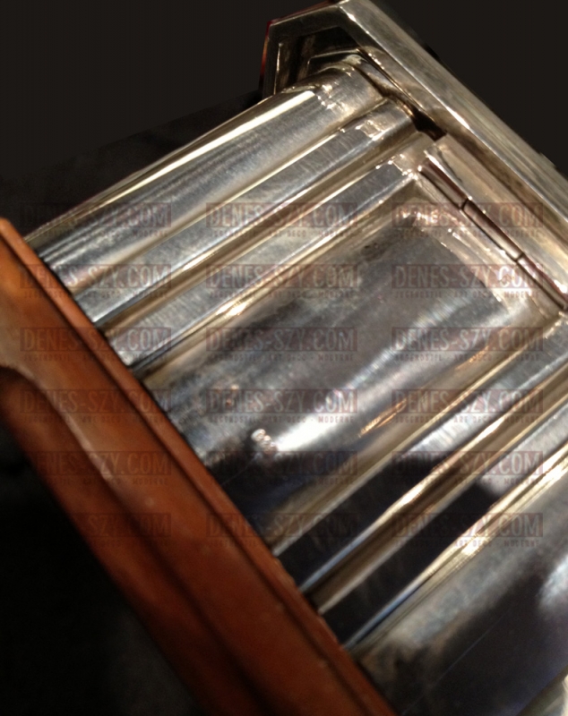 Wolfers Freres, Art Deco Silber Deckeldose, Brüssel ca. 1920