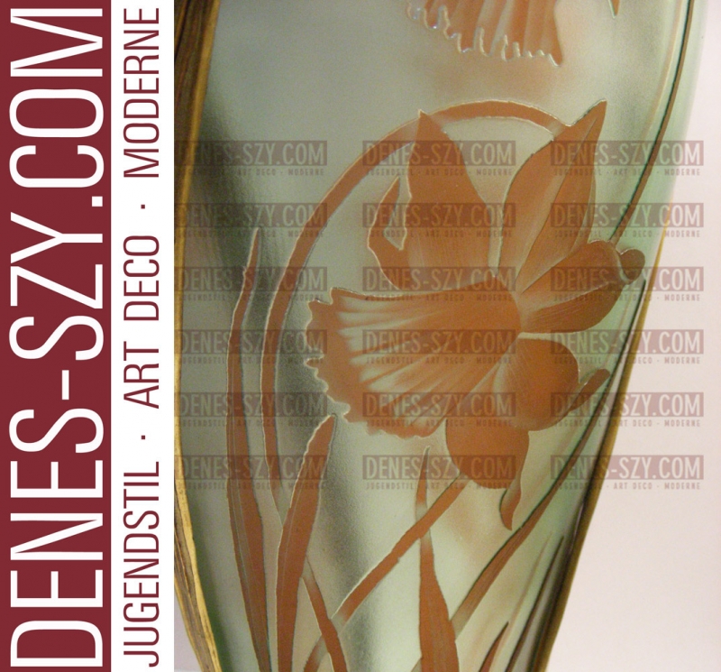 ORIVIT Jugendstil Zinn Vase 2545 A, Köln 1900