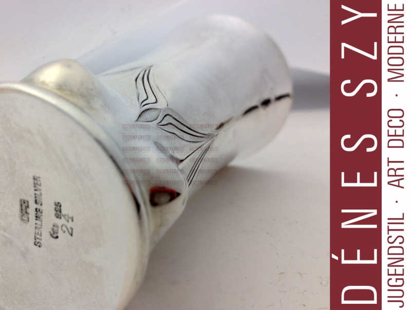 ORIVIT STERLING SILBER KÖLN 1900 JUGENDSTIL Pokal # 81