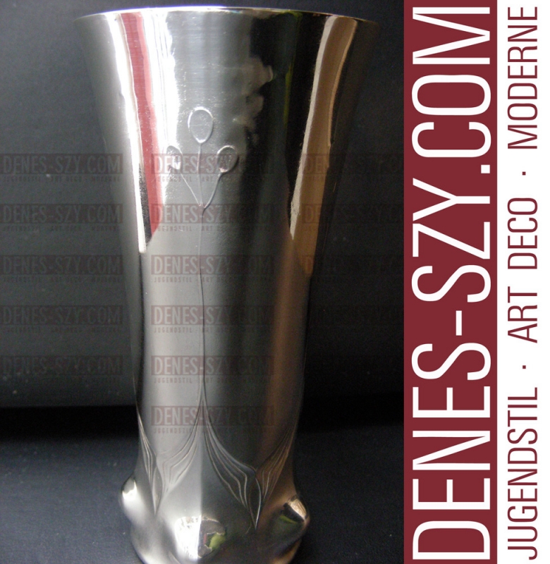 ORIVIT STERLING SILBER KÖLN 1900 JUGENDSTIL Blumen Becher # 24