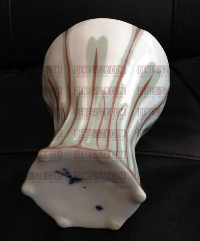 MEISSEN ca. 1900 Zuckerschale, Krokusmuster KONRAD HENTSCHEL