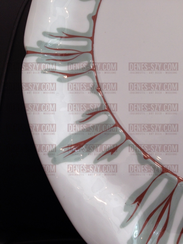 MEISSEN Tablett, Krokusmuster KONRAD HENTSCHEL ca. 1900