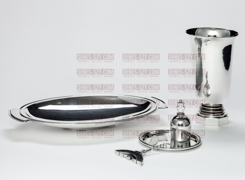 Georg Jensen Silber, PYRAMIDE # 15, Korkenzieher