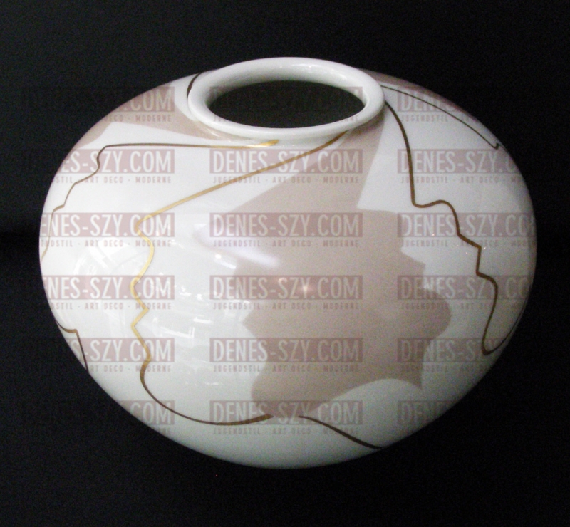 KPM BERLIN PORZELLAN, Zwiebelform Vase, Selbmarke