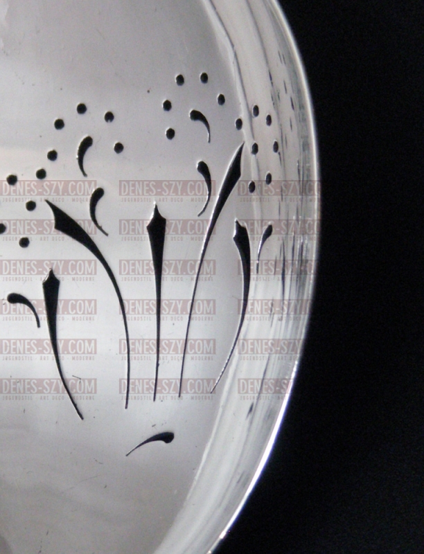 posate argento di Georg Jensen collezione piramide cucchiaio da servire