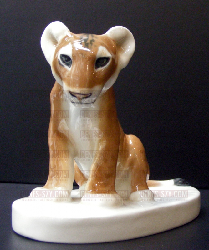 leoncino in porcellana di MEISSEN epoca liberty