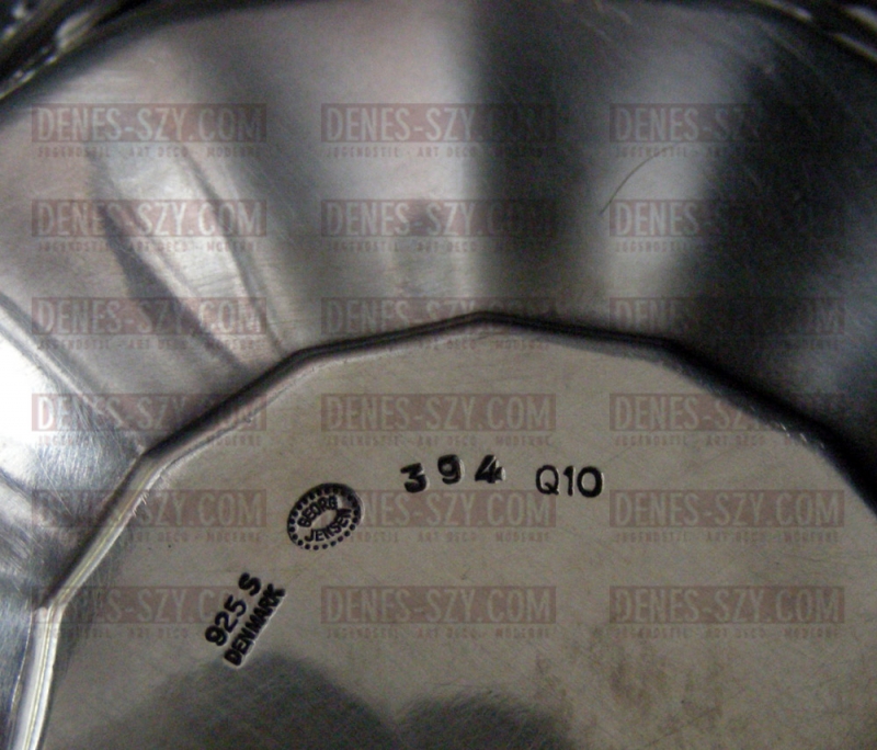 Georg Jensen Silver bottle tray #394 Sterling Denmark