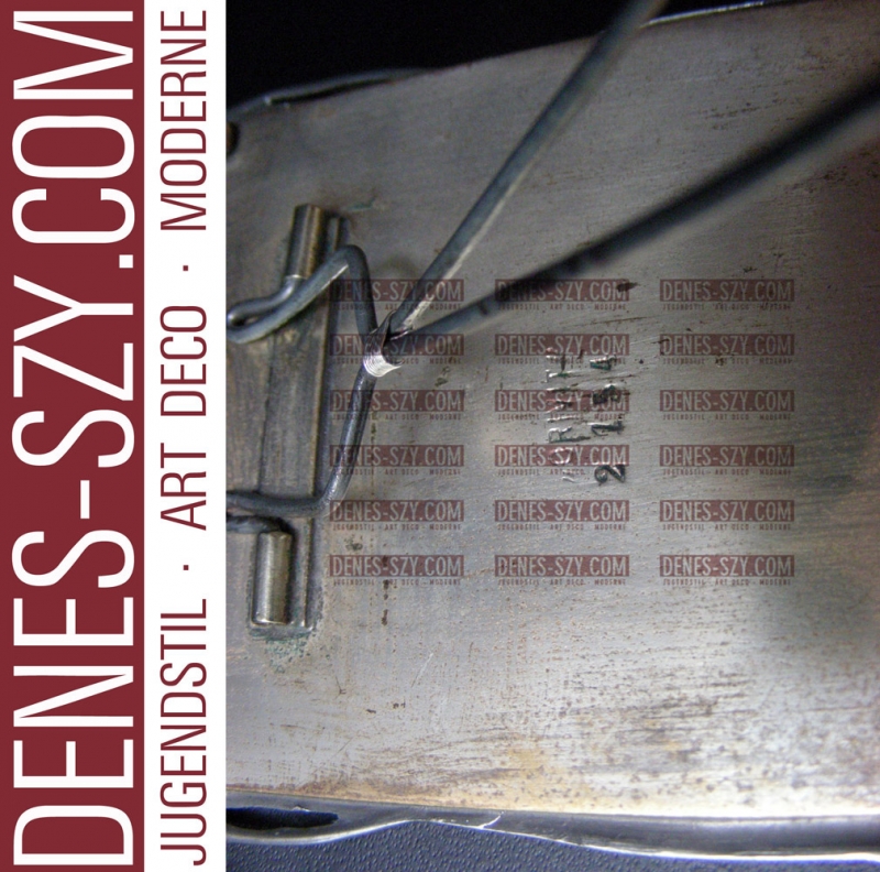 Cornice n. 2154, Orivit AG, Colonia intorno al 1900, Contrassegnato sul retro con marchio aziendale "ORIVIT" e modello n. 2154, Montatura in metallo Orivit / metallo Britannia