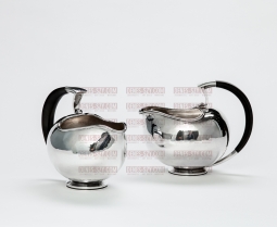 GEORG JENSEN SILBER, PYRAMIDE #606 B, 1 Sauciere