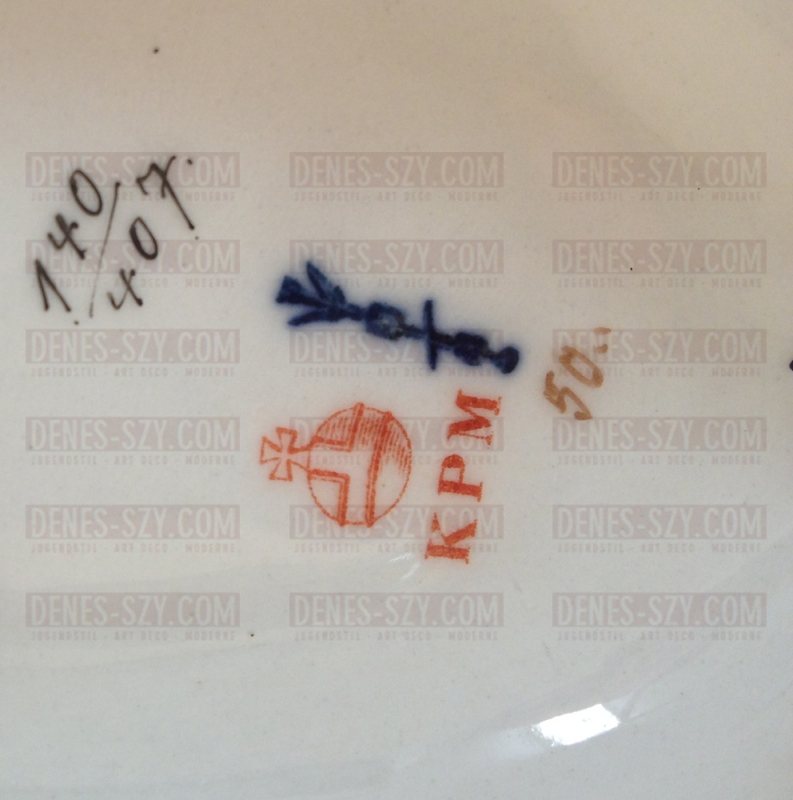 Royal Berlin KPM 9orcelain figure, Groom as a Roman war lord