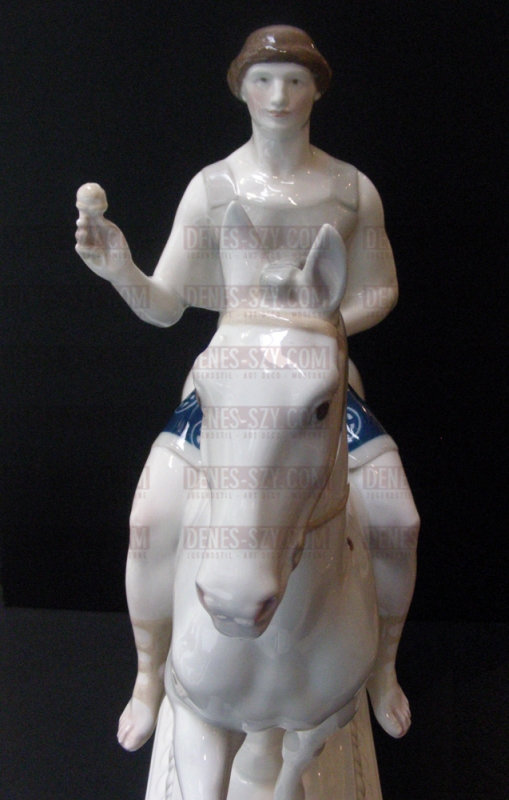 Royal Berlin KPM 9orcelain figure, Groom as a Roman war lord