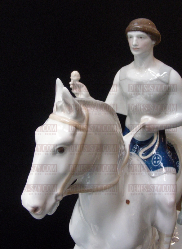 Royal Berlin KPM 9orcelain figure, Groom as a Roman war lord