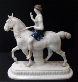 Royal Berlin KPM 9orcelain figure, Groom as a Roman war lord