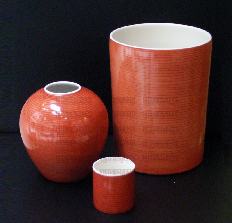 vaso KPM porcellana di Berlino scretto blu Siegmund SCHUETZ