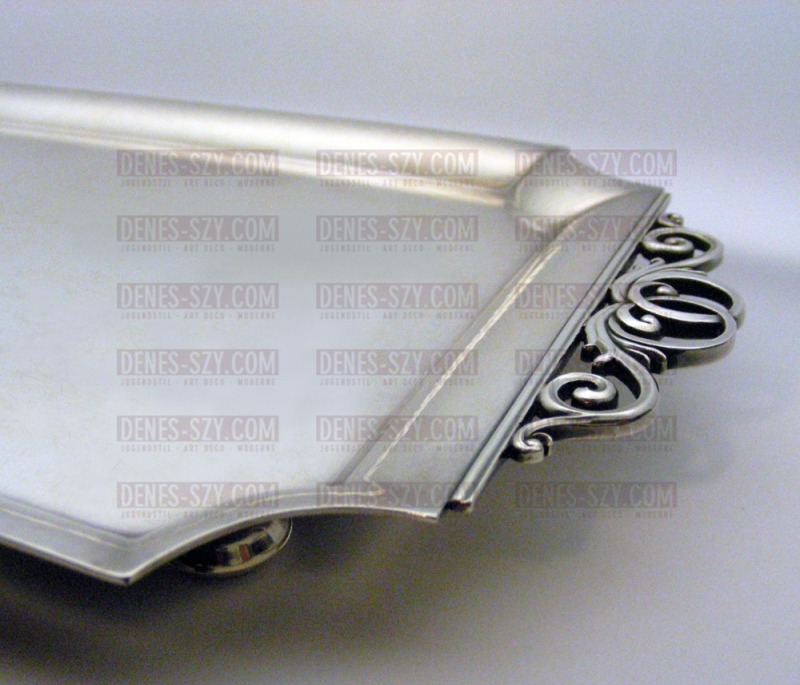 Georg Jensen silver Design Johan Rohde Serving tray 305 B