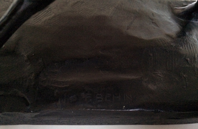 Fritz Behn lion allemand et girafe en bronze Art Deco