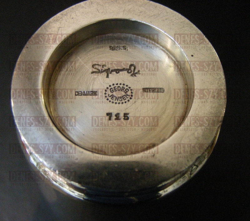 Sigvard Bernadotte GEORG JENSEN Sterling Silber Becher # 715