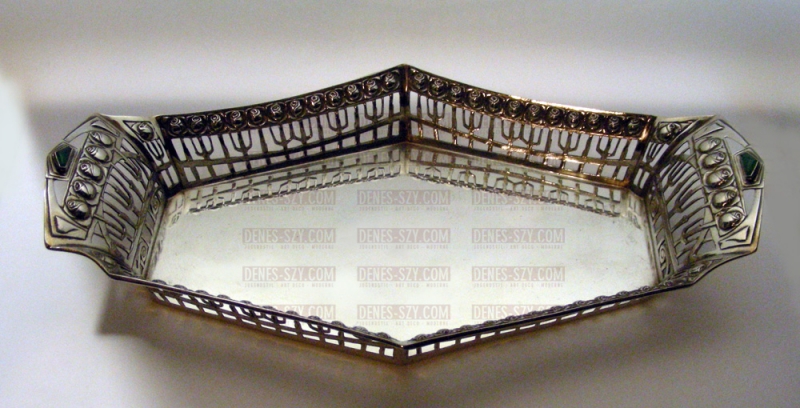 Jugendstil Silber Körbchen, deutsch um 1900