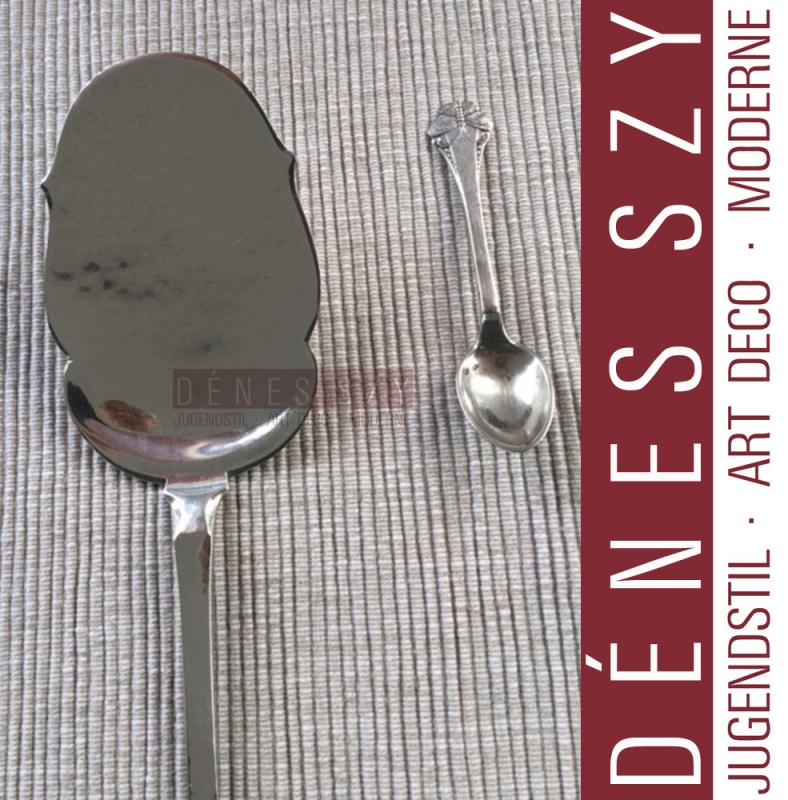 Butterfly pattern, Danish Art Nouveau Sterling Cutlery By Frigast, serving piece