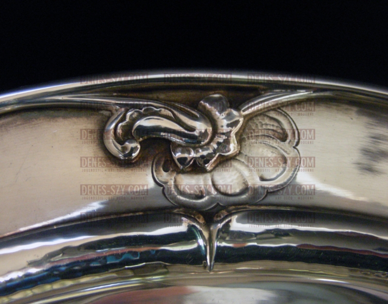 Bol en argent, Conception: Georg Jensen, Exécution: Orfèvre Georg Jensen, Copenhague vers 1950, Argent 925, 925S, argent sterling