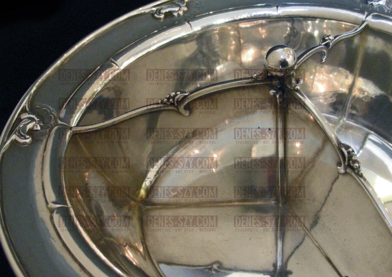 Bol en argent, Conception: Georg Jensen, Exécution: Orfèvre Georg Jensen, Copenhague vers 1950, Argent 925, 925S, argent sterling