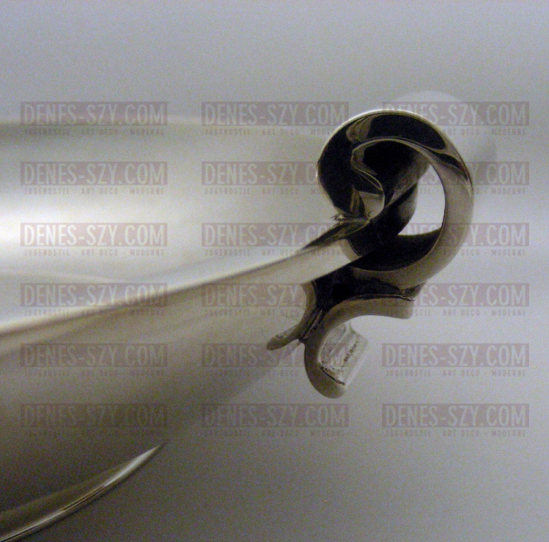 Coupe de service en argent sterling à pyramide Georg Jensen 722, HN