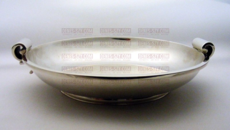 biscottiera 722 in argento Sterling di Georg Jensen collezione piramide