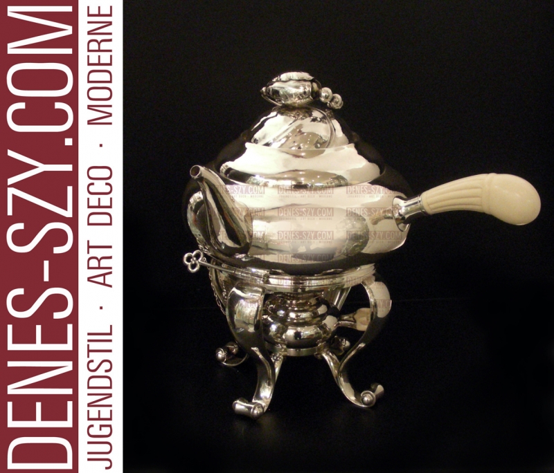 Georg Jensen Silber Teemaschine # 2B, Magnolia XXL