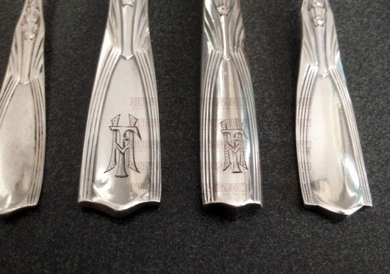 Carl Zeller German Art Nouveau silver cutlery fruit knife Bruckmann