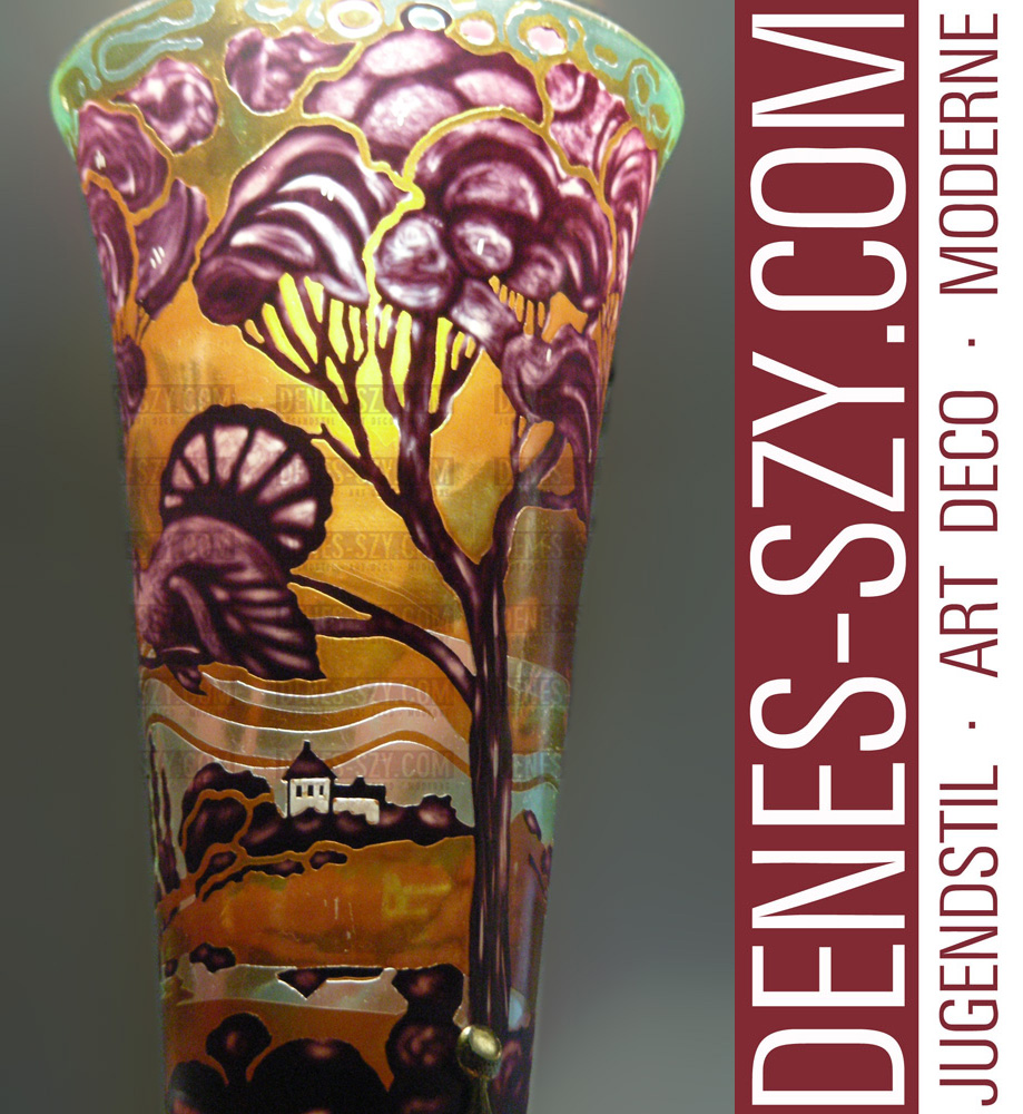 Orivit Cologne German Art Nouveau pewter vase 2570