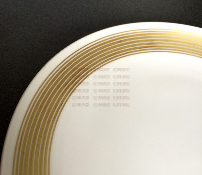 piatto da dolce forma Halle di KPM Berlino BAUHAUS porcellana