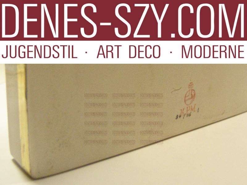 KPM Berlin Porzellan TABLETT, Hallesche Form - FRIEDLAENDER